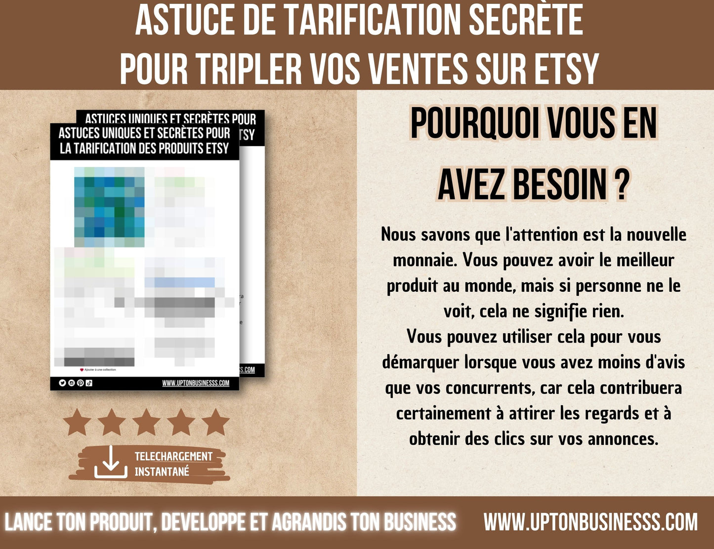 astuce de tarification secrète etsy pour tripler vos ventes